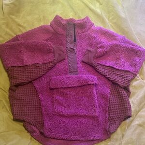 BDG Magenta Fleece Jacket